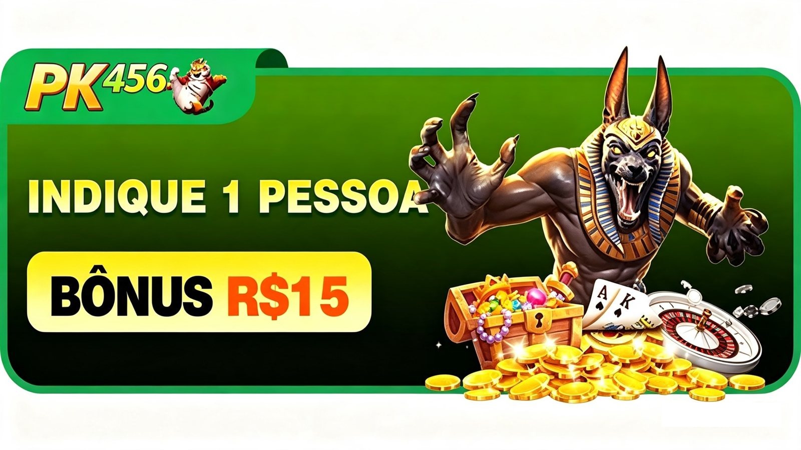 PK456 - indique 1 pessoa bonus R$15