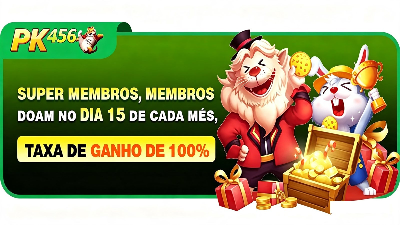 PK456 - bonus e promocoes oficiais